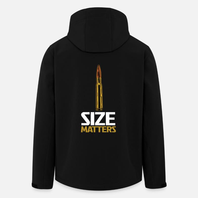 Kaliber Ausdauer Motiv - Recycelte Männer Softshell-Jacke von Stanley/Stella - Schwarz