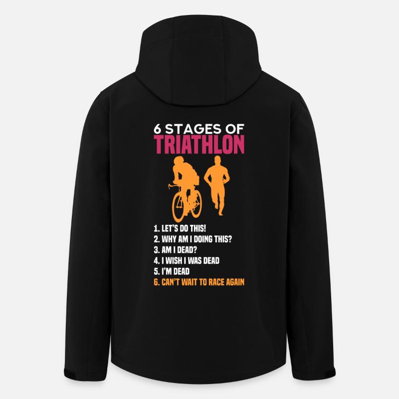 Triathlon - Recycelte Männer Softshell-Jacke von Stanley/Stella - Schwarz