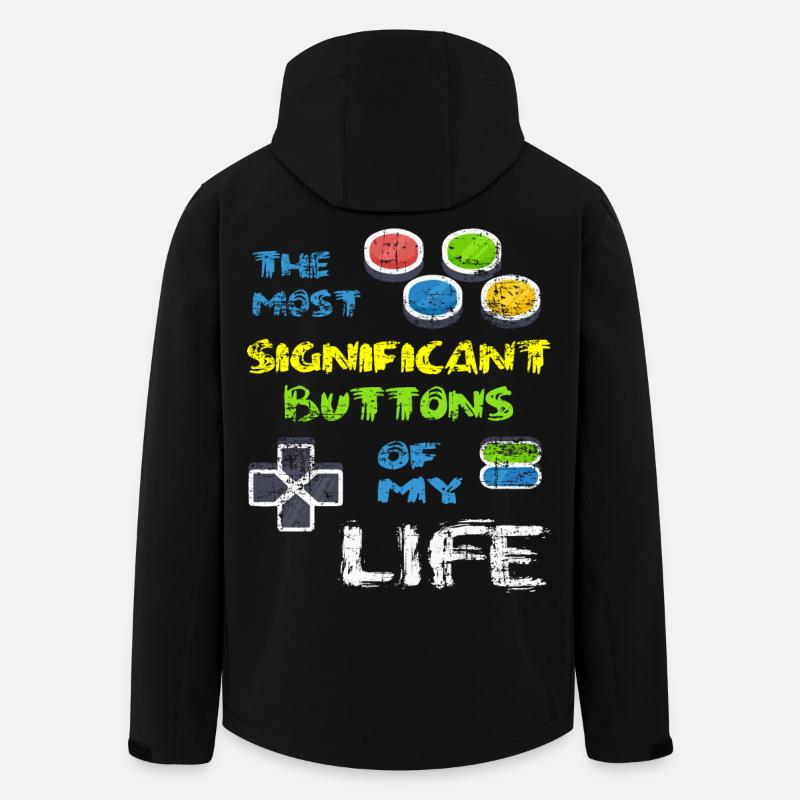 Videospiel Videogame Spielen Hobby Geschenk - Recycelte Männer Softshell-Jacke von Stanley/Stella - Schwarz