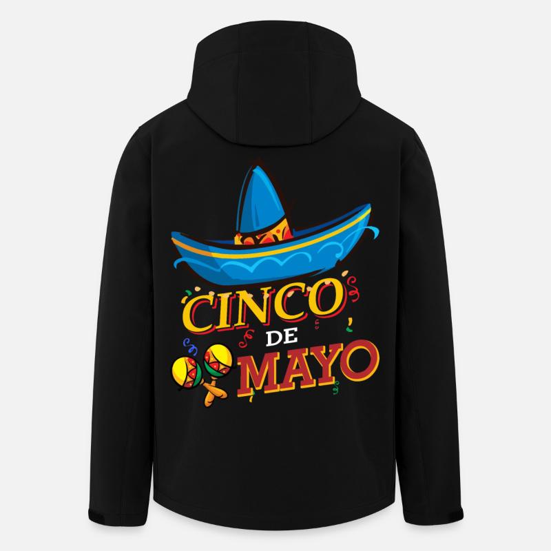 cinco de mayo - 5 de mayo - Men’s Recycled Softshell Jacket by Stanley/Stella - black