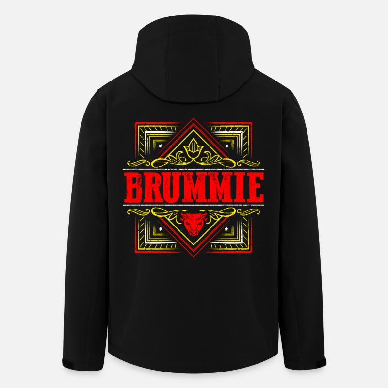 Birmingham - Brummie - 100 % Brummie - Veste softshell homme en polyester recyclé Stanley/Stella - noir