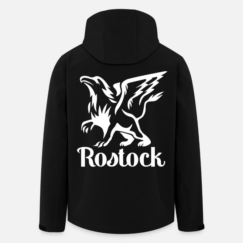Rostock Greif HRO - Design - Men’s Recycled Softshell Jacket by Stanley/Stella - black