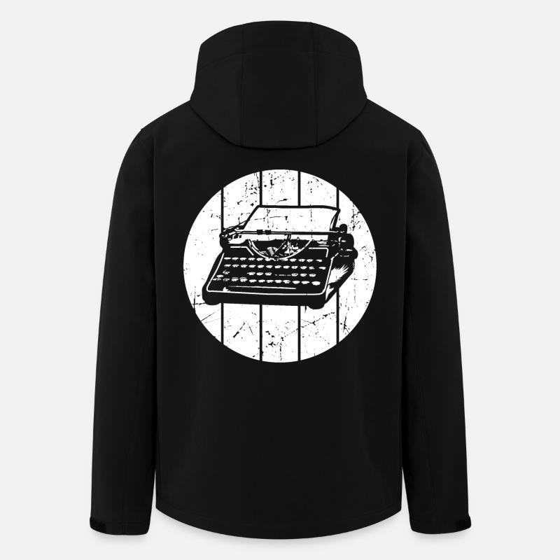 Retro - Recycelte Männer Softshell-Jacke von Stanley/Stella - Schwarz