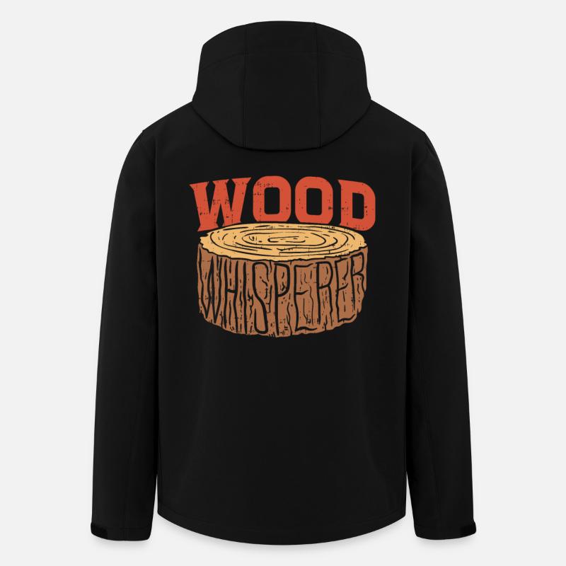 Hache bûcheron ouvrier forestier - Veste softshell homme en polyester recyclé Discoverer Stanley/Stella - noir