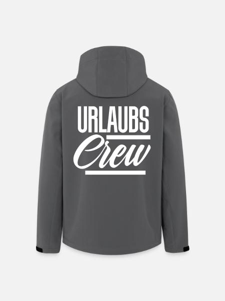 Urlaubs Crew - Recycelte Männer Softshell-Jacke von Stanley/Stella - Schwarz