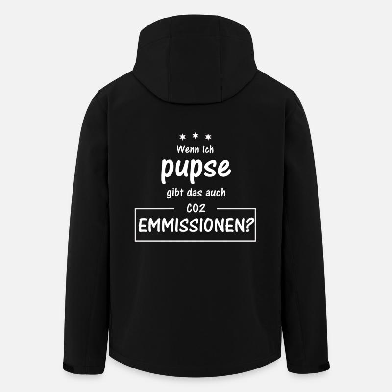 Klima und Emmissionen - Recycelte Männer Softshell-Jacke von Stanley/Stella - Schwarz