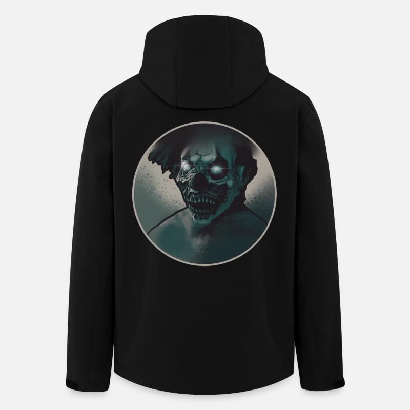 Horror Clown - Recycelte Männer Softshell-Jacke von Stanley/Stella - Schwarz