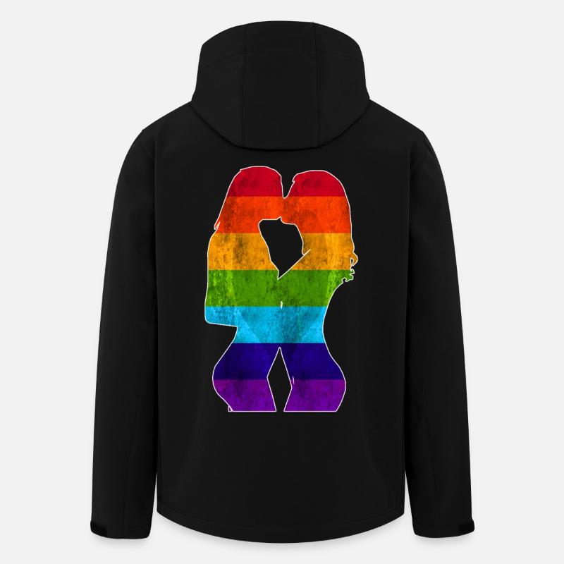 Pride Girls - Recycelte Männer Softshell-Jacke von Stanley/Stella - Schwarz