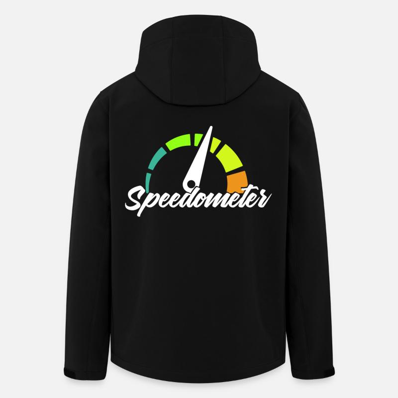 Speedometer - Men’s Recycled Softshell Jacket by Stanley/Stella - black