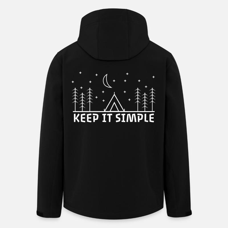 Keep It Simple - Men’s Recycled Softshell Jacket by Stanley/Stella - black
