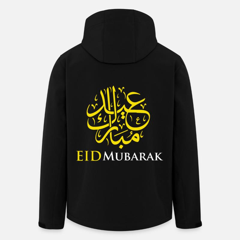 Islam Eid Mubarak - Men’s Recycled Softshell Jacket by Stanley/Stella - black