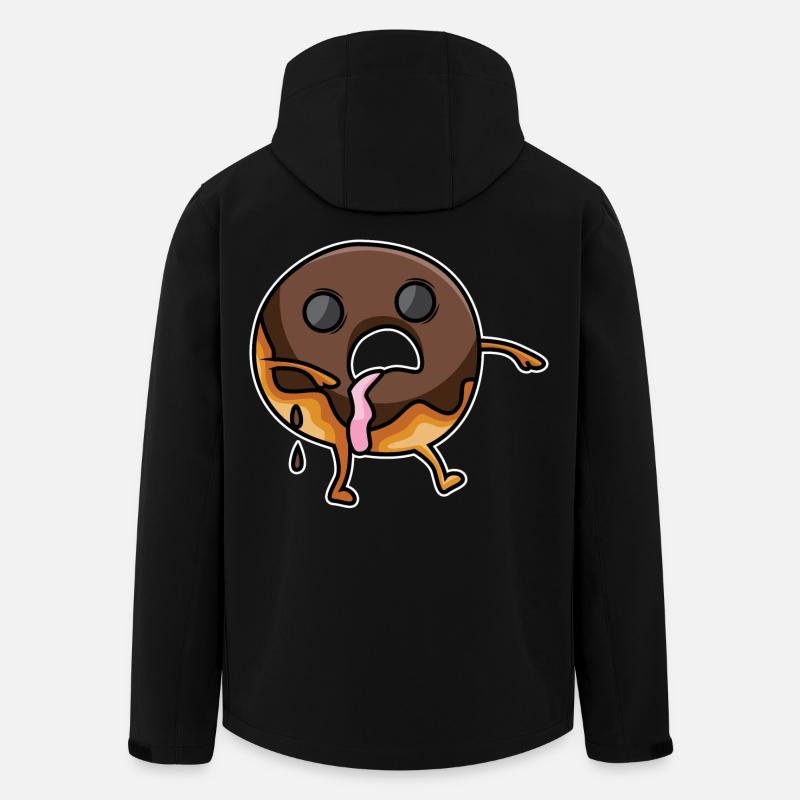 Zombie Donut - Men’s Recycled Softshell Jacket by Stanley/Stella - black