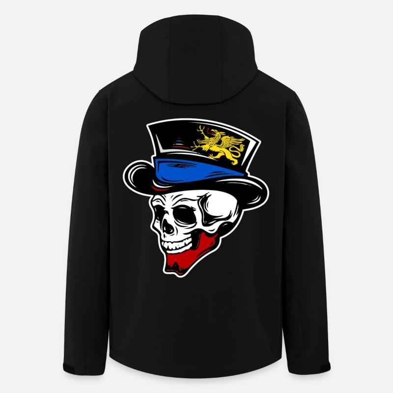 Totenkopf Rostock - Recycelte Männer Softshell-Jacke von Stanley/Stella - Schwarz