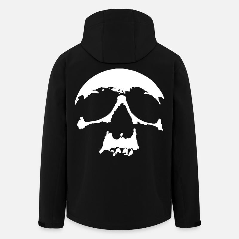 scull - Men’s Recycled Softshell Jacket by Stanley/Stella - black