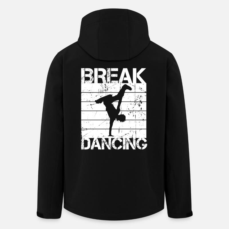 Breakdance - Veste softshell homme en polyester recyclé Stanley/Stella - noir