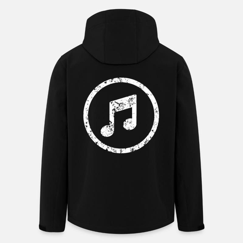 Musician Gift Idea - Men’s Recycled Softshell Jacket by Stanley/Stella - black