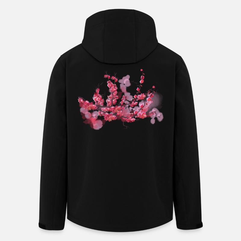 sakura - Recycelte Männer Softshell-Jacke von Stanley/Stella - Schwarz