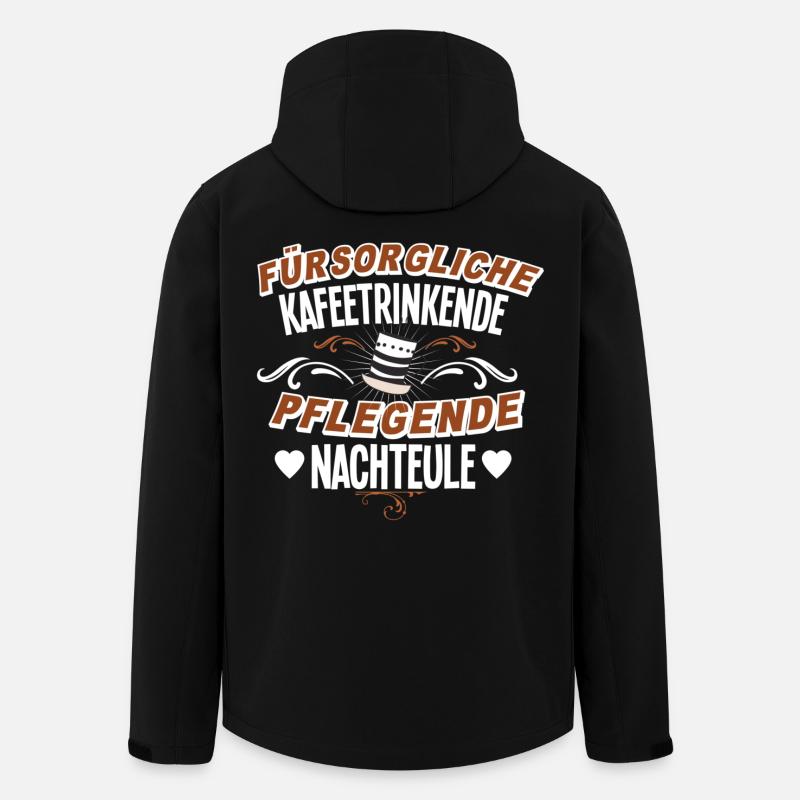 Altenpflegerin Kaffee - Recycelte Männer Softshell-Jacke von Stanley/Stella - Schwarz