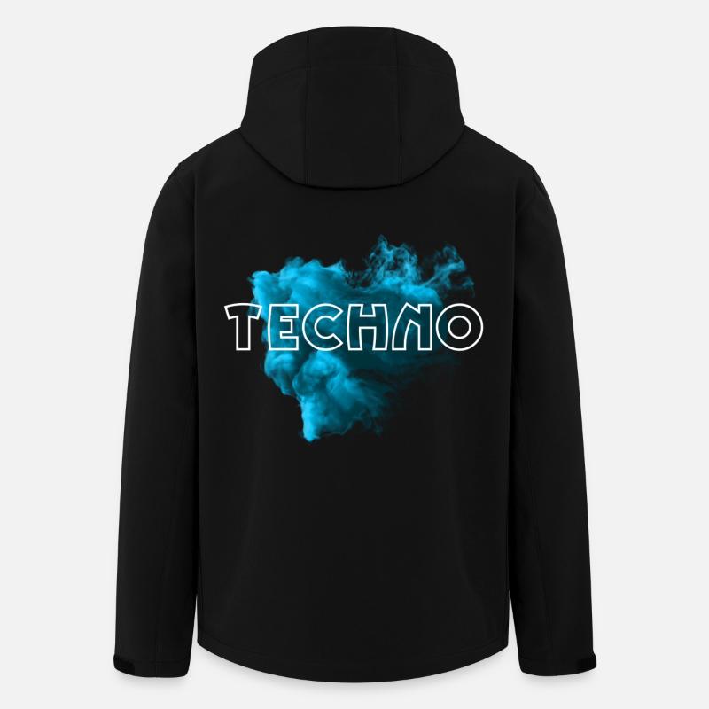 Techno - Recycelte Männer Softshell-Jacke von Stanley/Stella - Schwarz