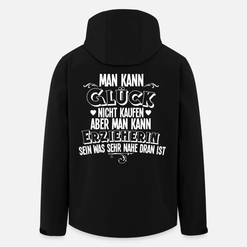Erzieherin - Recycelte Männer Softshell-Jacke von Stanley/Stella - Schwarz