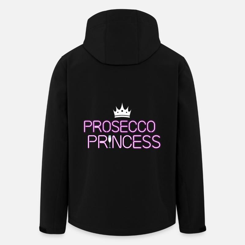 Prosecco Prinzessin - Recycelte Männer Softshell-Jacke von Stanley/Stella - Schwarz