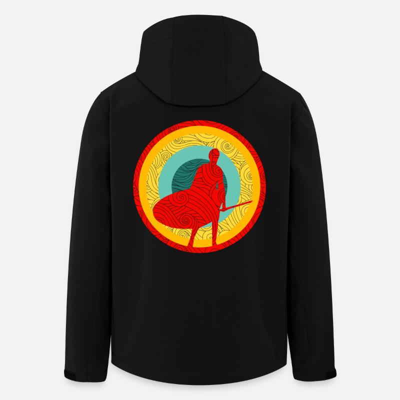 SUP - Recycelte Männer Softshell-Jacke von Stanley/Stella - Schwarz