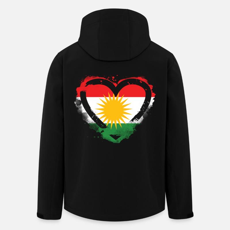 Kurden Kurdistan - Recycelte Männer Softshell-Jacke von Stanley/Stella - Schwarz