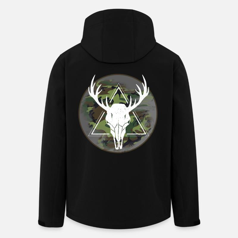 Jäger Jagen - Recycelte Männer Softshell-Jacke von Stanley/Stella - Schwarz