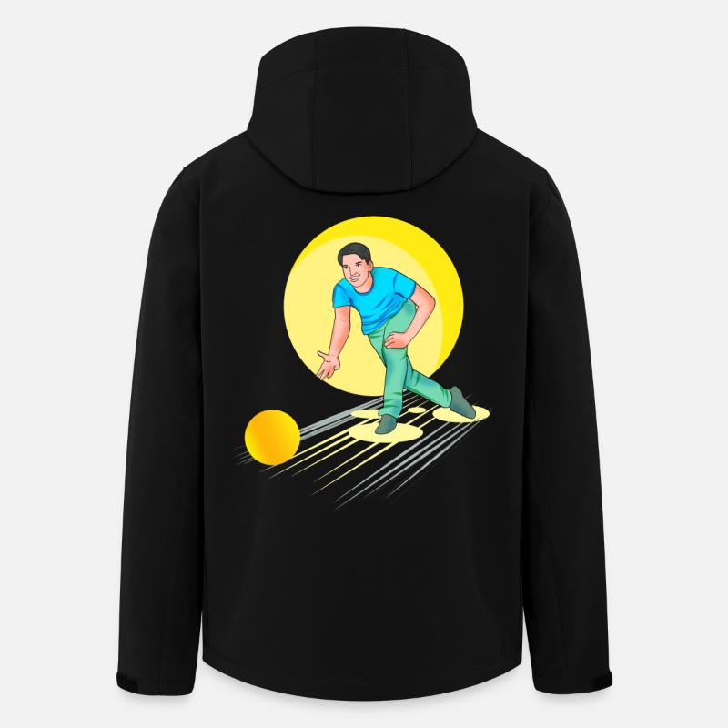 Bowling Bowler - Conception - Veste softshell homme en polyester recyclé Stanley/Stella - noir