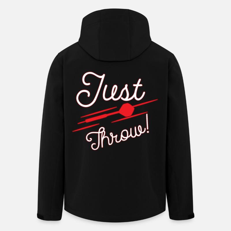 Darts Dart - Recycelte Männer Softshell-Jacke von Stanley/Stella - Schwarz