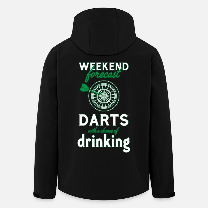 Darts darts - Men’s Recycled Softshell Jacket by Stanley/Stella - black