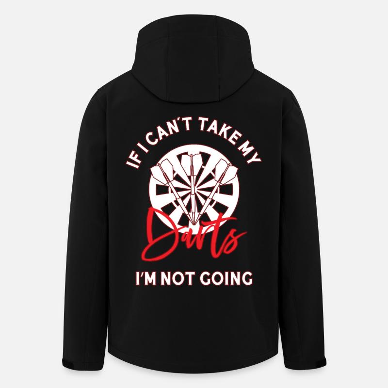 If I Can't Take My Darts - Recycelte Männer Softshell-Jacke von Stanley/Stella - Schwarz