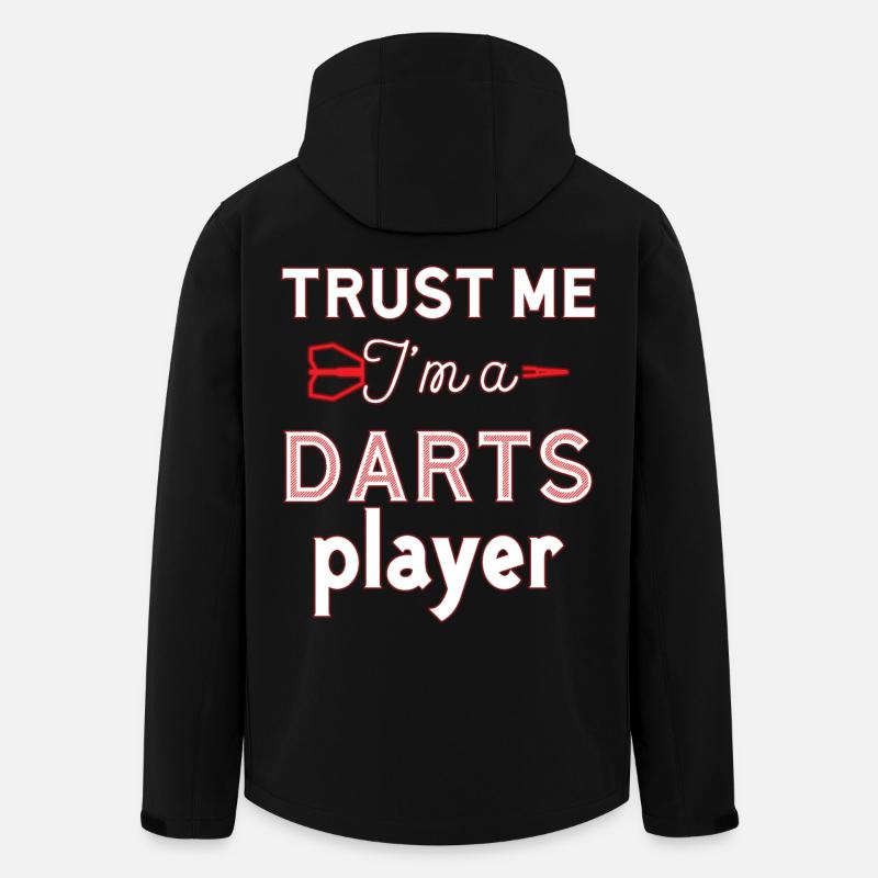 Fléchettes fléchettes - Veste softshell homme en polyester recyclé Stanley/Stella - noir