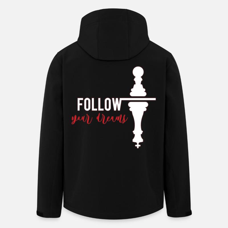 Échecs - Veste softshell homme en polyester recyclé Stanley/Stella - noir