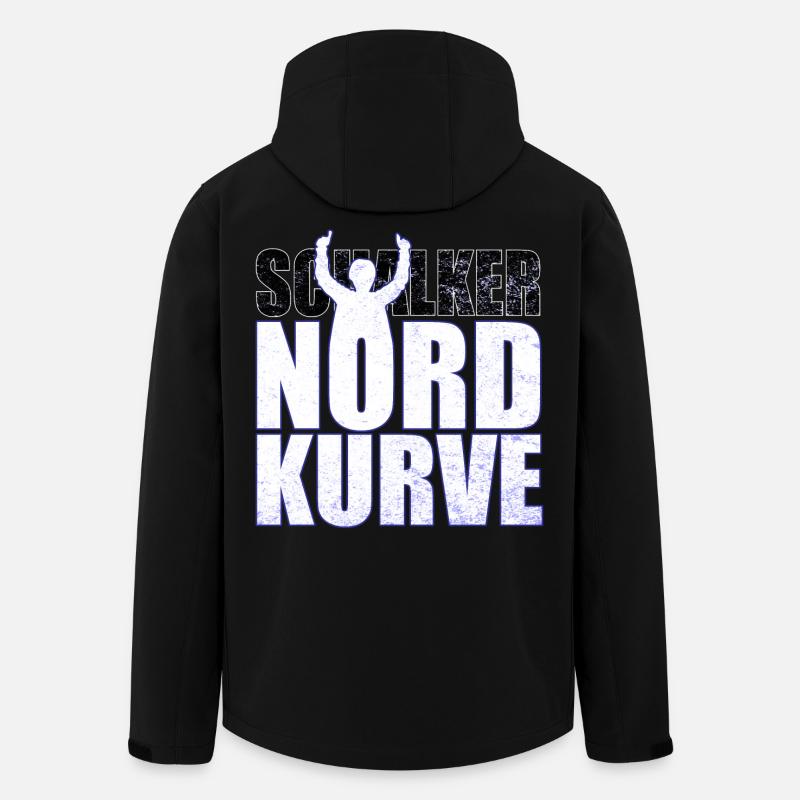 Schalke Nordkurve lettrage idée cadeau - Veste softshell homme en polyester recyclé Stanley/Stella - noir