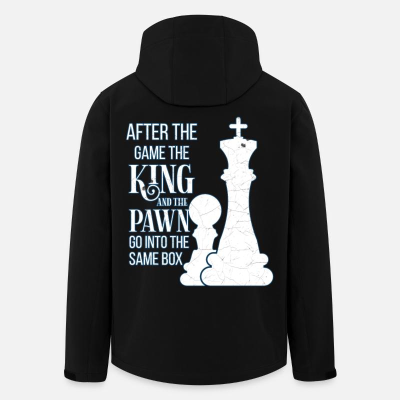 échecs - Veste softshell homme en polyester recyclé Stanley/Stella - noir