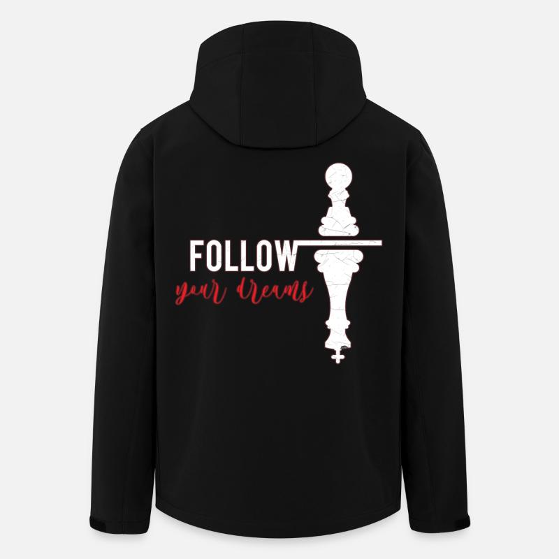 échecs - Veste softshell homme en polyester recyclé Stanley/Stella - noir