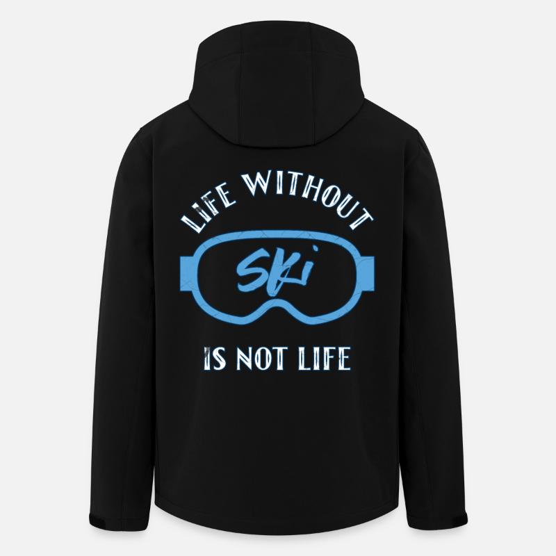 Ski Sport - Recycelte Männer Softshell-Jacke Discoverer von Stanley/Stella - Schwarz