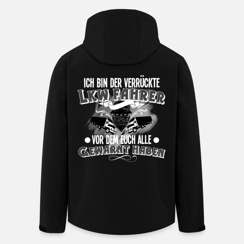 Lkw Fahrer - Recycelte Männer Softshell-Jacke von Stanley/Stella - Schwarz