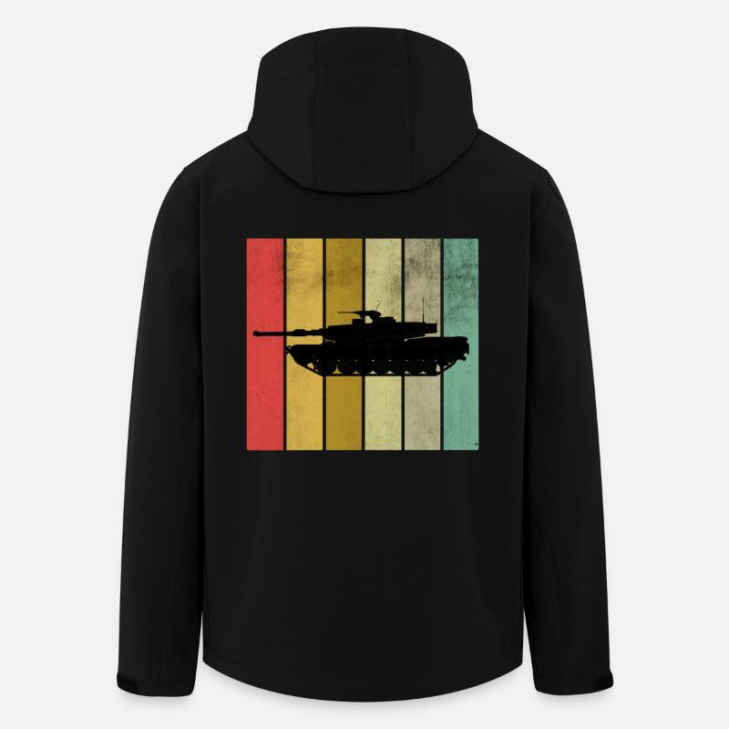 Panzer - Recycelte Männer Softshell-Jacke von Stanley/Stella - Schwarz