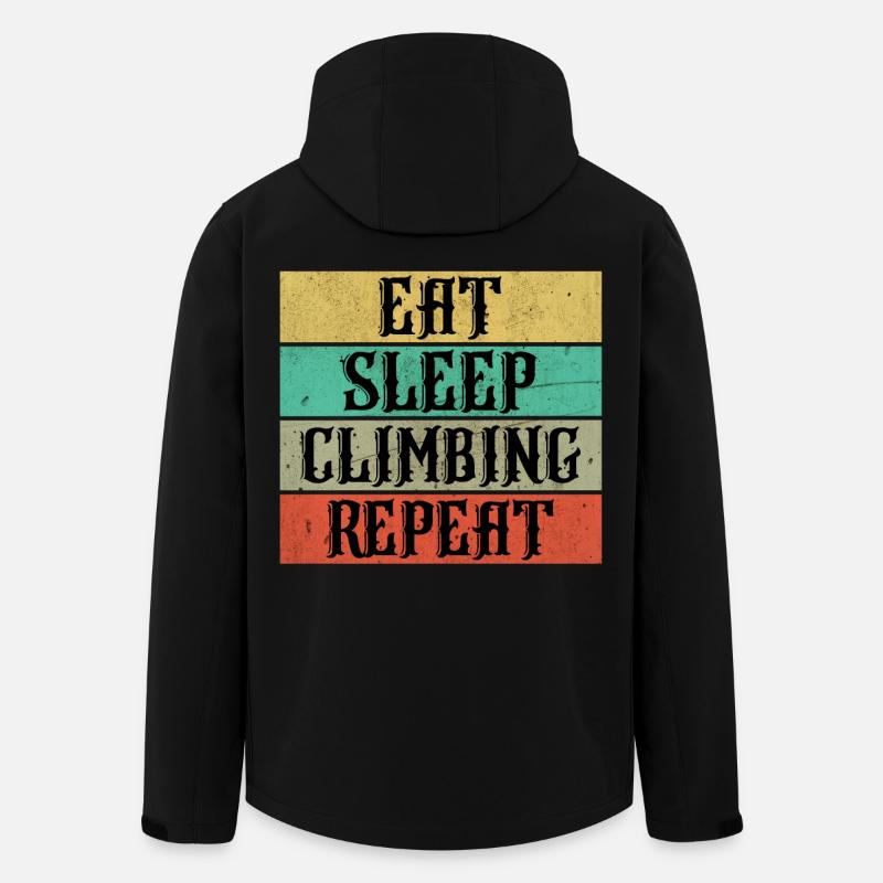 Climbing Klettern - Recycelte Männer Softshell-Jacke von Stanley/Stella - Schwarz