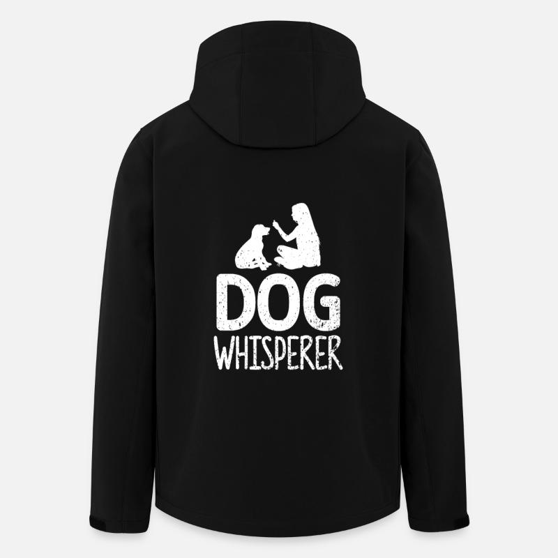 Chuchoteur de chien - Veste softshell homme en polyester recyclé Stanley/Stella - noir