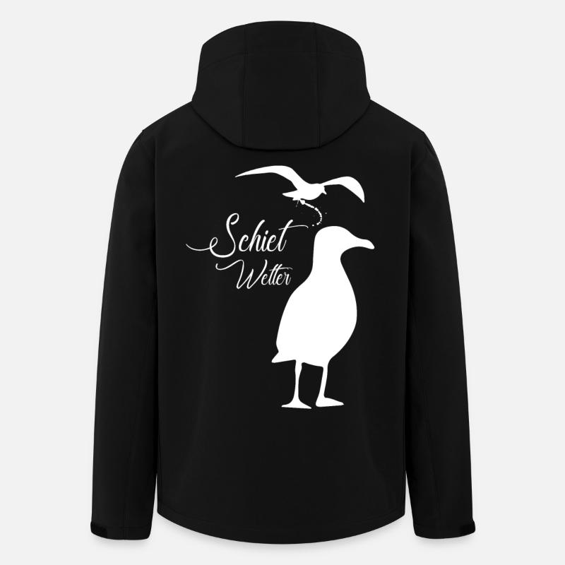 Intempérie - Veste softshell homme en polyester recyclé Stanley/Stella - noir