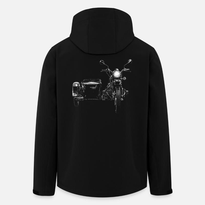 Ural - Recycelte Männer Softshell-Jacke von Stanley/Stella - Schwarz