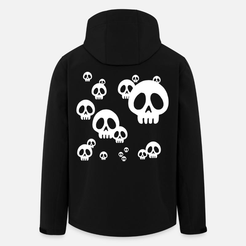 Skull manga invasion (white) - Men’s Recycled Softshell Jacket by Stanley/Stella - black