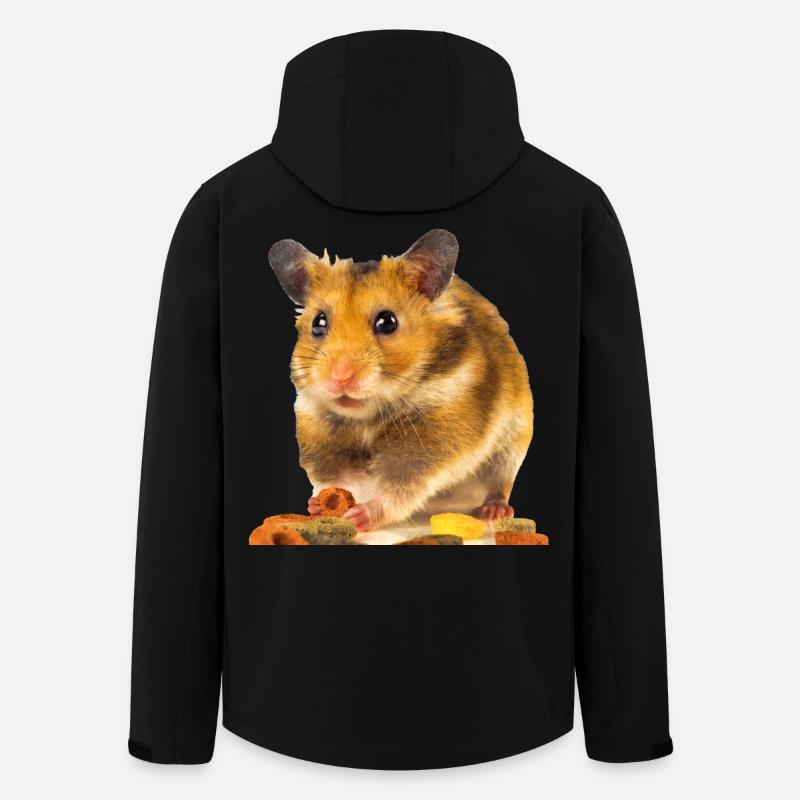 I am hamster - Veste softshell homme en polyester recyclé Stanley/Stella - noir