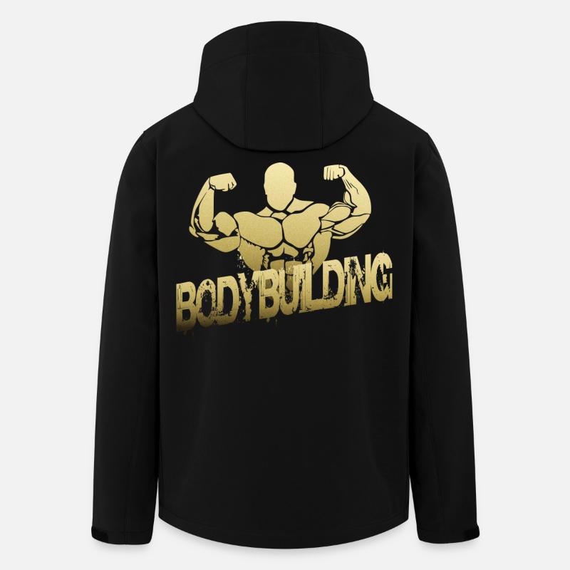 Musculation - Veste softshell homme en polyester recyclé Stanley/Stella - noir