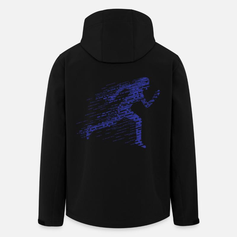 Runner - Men’s Recycled Softshell Jacket by Stanley/Stella - black