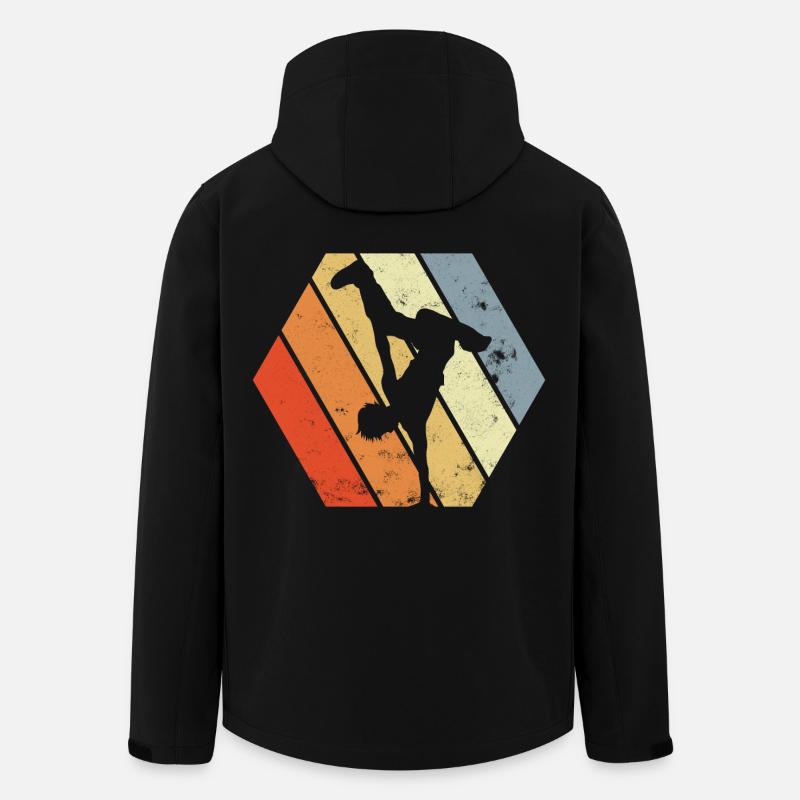 Breakdancer - Recycelte Männer Softshell-Jacke von Stanley/Stella - Schwarz