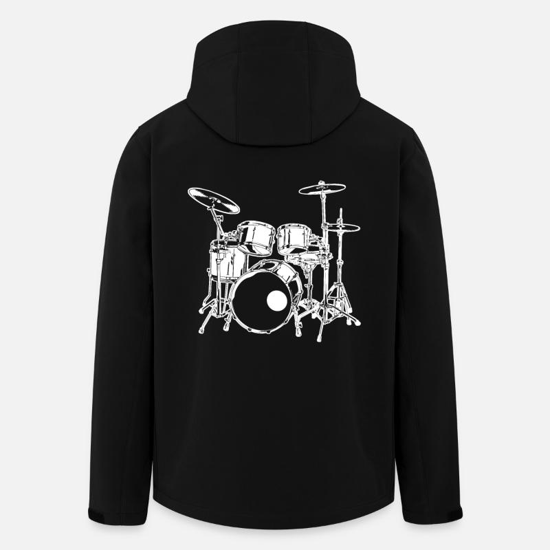 Rock Musik - Recycelte Männer Softshell-Jacke von Stanley/Stella - Schwarz